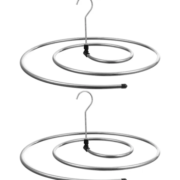 2 st hopfällbara diskställ spiral torkställ dropptorkställ klädtorkställ stativ spiralhängare