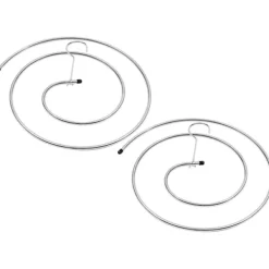 2 st hopfällbara diskställ spiral torkställ dropptorkställ klädtorkställ stativ spiralhängare