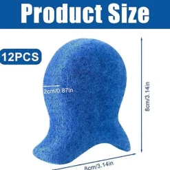 Outlet 12 st husdjurshår borttagning tvättmaskin tvätt katt hår remover tvättmaskin återanvändbar tar bort djurhår