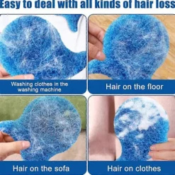 Outlet 12 st husdjurshår borttagning tvättmaskin tvätt katt hår remover tvättmaskin återanvändbar tar bort djurhår