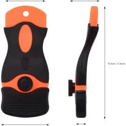 2 st Keramikglas-spackel med 10 plastspacklar + 10 metallblad, Keramikglas-spackel för att ta bort etiketter, eller