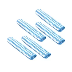 Outlet 5 st Kökshanddukar Rengöringsdukar Dekontamineringstyg Mjuk Blå