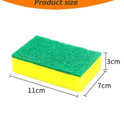 Hot 10 st köksvampar, dubbelsidig exfolierande svamp, mycket absorberande, lätt att torka och återanvändbar