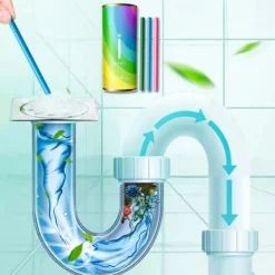 Hot 14 st Köksvask Avloppsrengöringsstavar Dekontaminering Toalett Badkar