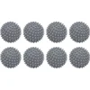 New 8 st Klädtorkbollar Silikon Återanvändbara Torkbollar för Torkmaskin 6cm