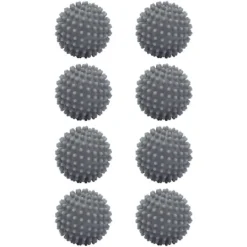 New 8 st Klädtorkbollar Silikon Återanvändbara Torkbollar för Torkmaskin 6cm