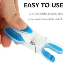 Discount 90 st Klädtorkklämmor, Starka Klädnypor, Vindtåliga Klädnypor, Extra Stora, Halksäkra, Ergonomiska, Mjuka Gummigrepp, 4 Färger | Fyndiq Blue, Orange, Green, Red