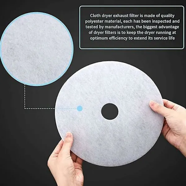 Best 30 st klädtorktumlare avgasfilter, universell bärbar torktumlare luddfilter ersättning för Panda//