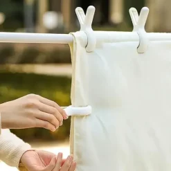 Hot 6 st Klämmor Handduk Strand Kläder Klämmor Stol Klämma Hängande Plaststolar Stora Tvätt Torkpinnar Täcke Klädnypor Poolhållare 6Pcs Blue