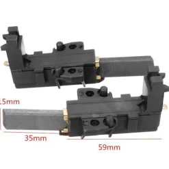 New 4 st Kolborstar för tvättmaskinsmotor Whirlpool Candy Ceset