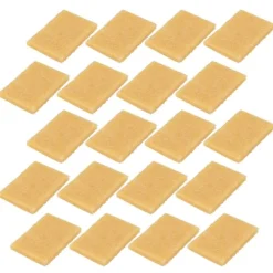 Online 20 st läderhantverk gummiduk naturlig dekontaminering transparent lädertillbehör