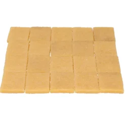 Online 20 st läderhantverk gummiduk naturlig dekontaminering transparent lädertillbehör