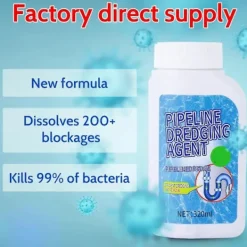 Online 3 st Liapu Kraftfullt Avloppsrensningsmedel, Avloppsrensningsmedel för Kök Toalett