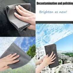 New 5 st Magic Rengöringsdukar, Förtjockad Magic Rengöringsduk Strimmig, Återanvändbar Magic Trasa för Alla Ändamål, Glasstädduk (30 * 30 cm)