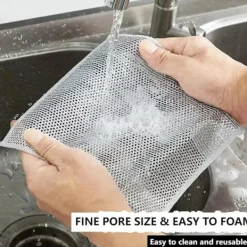 Online 10 st Magisk Disktrasor Silvertråd Rengöring Kökstrasa Förtjockad Mikrofiber Tvätthandduk Inbyggd Svamp Ståltråd Boll Trasa 10PCs