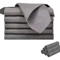 5 st Magisk Rengöringsduk, Tjockare Magisk Rengöringsduk Utan Ränder, Återanvändbar Magisk Duk för Allmänt Hushållsbruk, Glasrengöringsduk (30*30CM) | Fyndiq