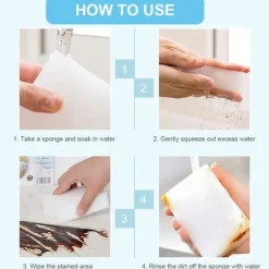 Clearance 20 st magiska suddgummisvampar, extra tjocka magiska rengöringssvampar av melaminskum, magiska rengöringssvampar för kök, bilrengöringsverktyg - 100x70x30mm | Fyndiq