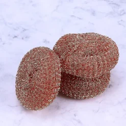 10 st metallrengöring koppar skursvamp diskrengöringsverktyg metall disk skrubber tråd skrubber pad