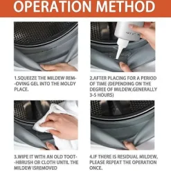 Outlet 3 st Mögelborttagningsgel Mögel Magisk Borttagare Hem Vägg Kakel Glas Lim Rengöring (20g)