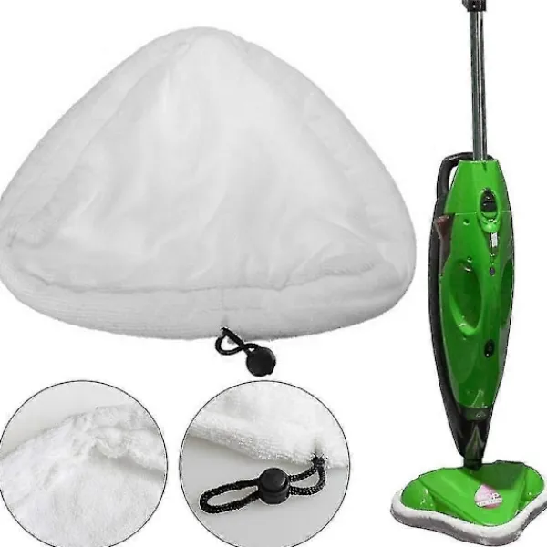 Hot 6 st Mikrofiber H2o Ångmopphuvud Rengöringsduk Dynor Ersättning Återanvändbar Tvättbar