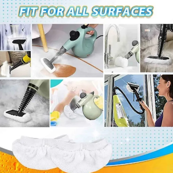 Sale 4 st Mikrofiber Ångmoppdynor för Steam Shot,,, Neat Steam Cleaner