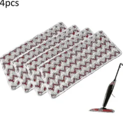 New 4 st Mikrofiber Pad Ersättningar För Vileda Steam Xxl Power Pad Ångmopp