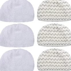 Hot 5 st Mikrofiber Tvättbar Moppdyna, Ersättningsmoppdelar för Kit Ångmopp bs