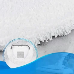 Hot 5 st Mikrofiber Tvättbar Moppdyna, Ersättningsmoppdelar för Kit Ångmopp bs