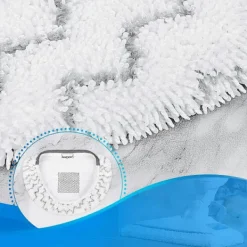 Hot 5 st Mikrofiber Tvättbar Moppdyna, Ersättningsmoppdelar för Kit Ångmopp bs