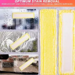 Clearance 6 st Mikrofiberduk Fönsterdammsugare Ersättningsfönsterrengöringsdyna för Karcher WV2 WV5 H