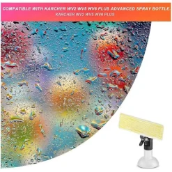 Clearance 6 st Mikrofiberduk Fönsterdammsugare Ersättningsfönsterrengöringsdyna för Karcher WV2 WV5 H