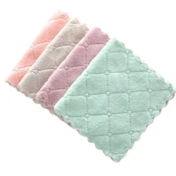 New 4 st mikrofiberdukar, disktrasor, superabsorberande effekt