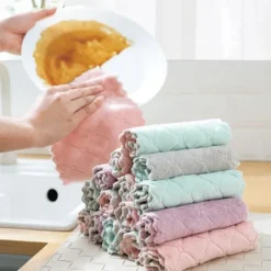 New 4 st mikrofiberdukar, disktrasor, superabsorberande effekt