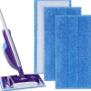 Hot 3 st Mikrofibermoppdynor (blå), ersättningsmikrofibermopp,