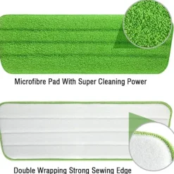 Sale 3 st Mikrofibermoppdynor Ersättning för Spraymopp/Ångmopp, 3-pack Ersättningsmoppdyna Rengöringsöverdrag för Mopp/Platt (42x14cm)