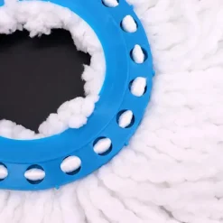 Discount 4 st mikrofibermopphuvuden, ersättningsrunda mopphuvuden 360 graders rotation för golvrengöring (diameter 16 cm)