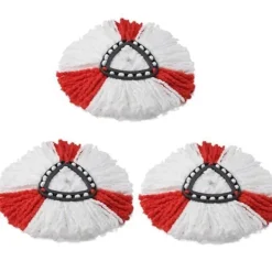 Discount Generic 3 st Mikrofibermopphuvuden Ersättning för Vileda EasyWring Spin Mop O-cedar 360 Roterande Golvmopp