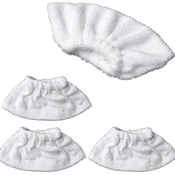 Outlet 4 st Mikrofiberöverdrag för handmunstycke Kärcher ångtvätt