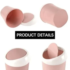 New 3 st Mini plastskräpbehållare, liten skrivbordsbehållare