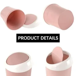 Hot 3 st Mini soptunnor i plast, liten skrivbordstunna