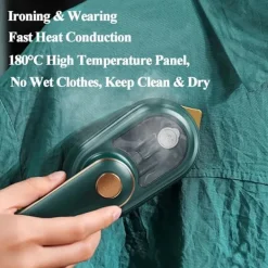 Sale 1 st Mini Steam Iron - Portable Ironing Machine 20s Quick Heating Ceramic Soleplate, Wet Ironing for Home and Travel