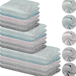 Sale 15 st Miracle Cloth Mikrofiberduk Miracle Cloth Glasrengöringsduk Fiskfjällduk Miraclecloth Fiskfjällduk (40 X 30cm,30x30cm och 25 X