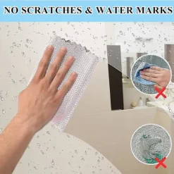 Sale 15 st Miracle Cloth Mikrofiberduk Miracle Cloth Glasrengöringsduk Fiskfjällduk Miraclecloth Fiskfjällduk (40 X 30cm,30x30cm och 25 X