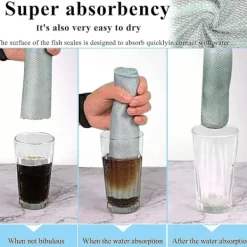Sale 15 st Miracle Cloth Mikrofiberduk Miracle Cloth Glasrengöringsduk Fiskfjällduk Miraclecloth Fiskfjällduk (40 X 30cm,30x30cm och 25 X