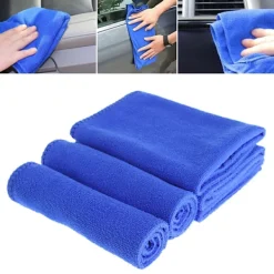 Discount unbranded 5 st Mjuka Absorberande Tvättlappar Bilvård Mikrofiber Rengöringshanddukar