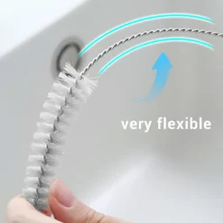 Online 10 st 10mm Dia Kemi Provrör Flaska Nylon Tvättborste Verktyg Vit White Silver Tone