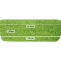 Sale 6 st Mopp Ersättningsdynor, Mikrofiber Spraymoppdynor för Spraymoppar, 42*14cm (Grön)