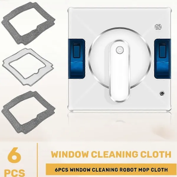 New 6 st Moppduk Handduk Dammdduk Rengöringsduk för LIECTROUX YW509