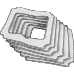 Discount FMYSJ 6 st Moppduk Handduk Dammdduk Rengöringsduk för LIECTROUX YW509 (FMY) Gray