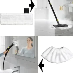 Discount 4 st moppdynor för Kärcher ångtvätt SC2 SC3 SC4 SC5